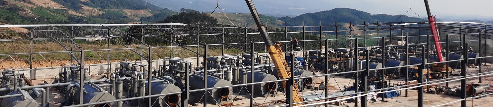 DOING waste pyrolysis distillation plant for sale