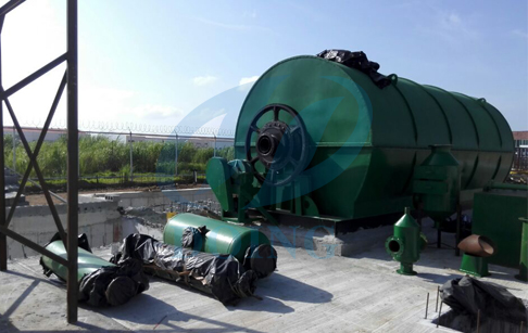 Waste tire pyrolysis machine news on Panama installation