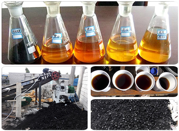 final products of pyrolysis plant