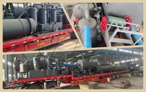 Two sets of 12TPD waste tire pyrolysis machines shipped to Togo from DOING!