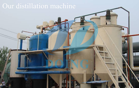 crude oil fractional distilaltion machine