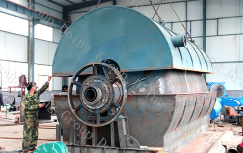 waste tyre and plastic pyrolysis plant