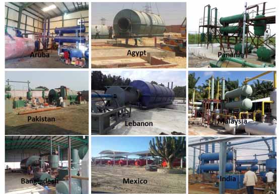 tyre pyrolysis plant